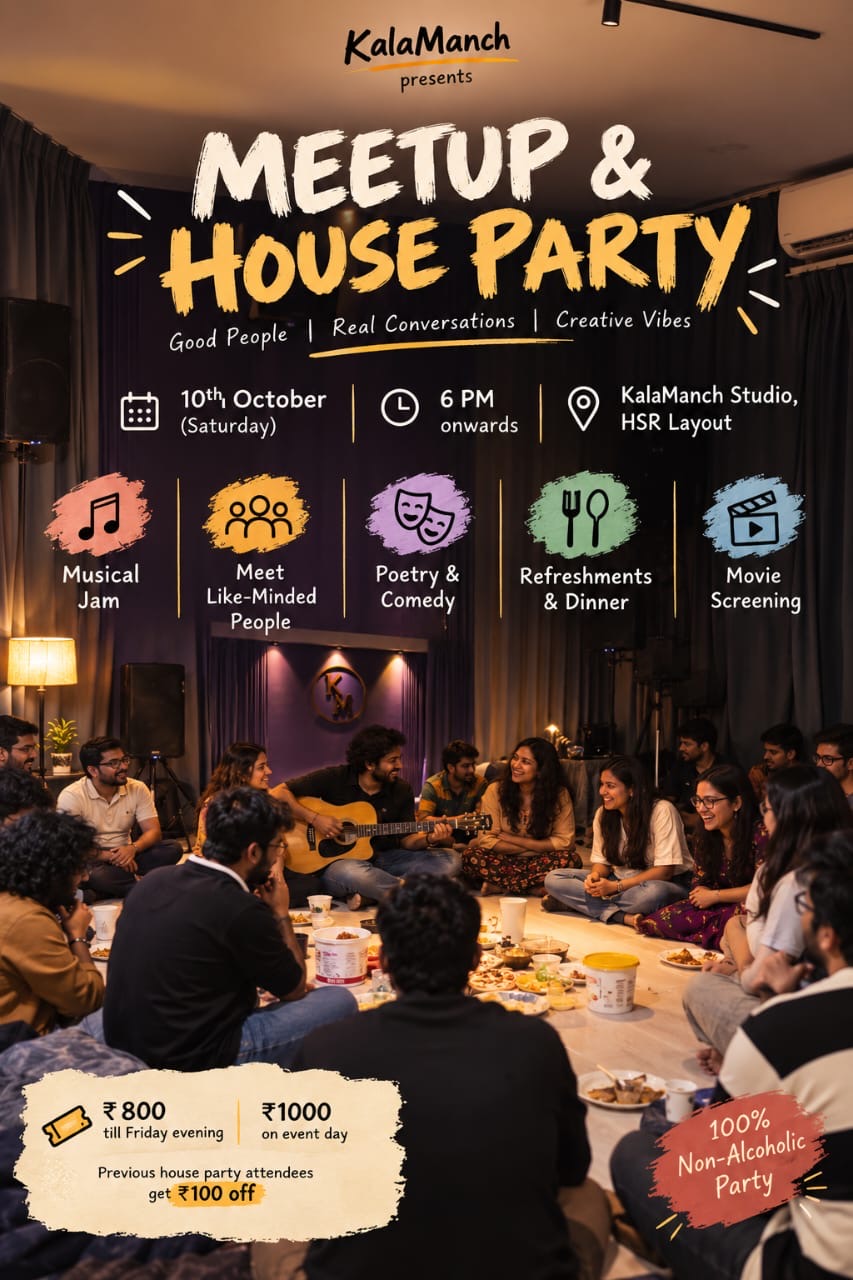 Poster for Meetup & House Party 2.0